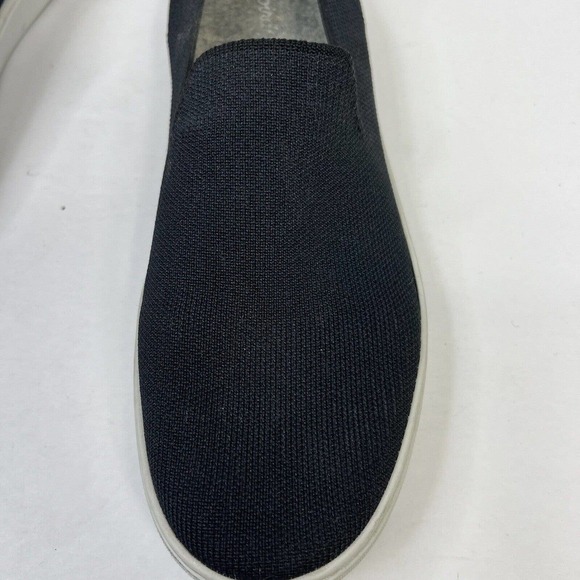 Rothy's Navy Blue Tree Lounge Knit Slip On Sneakers Size 10 Loafers - Picture 4 of 9